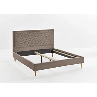 Abbildung von ATLANTIC home collection Polsterbett &quot;Paulin&quot;, mit gestepptem Kopfteil
