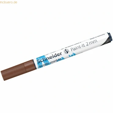 Abbildung von Schneider Acrylmarker Paint It 310 2mm braun