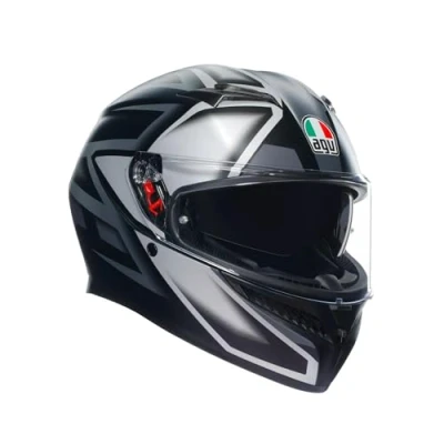 Abbildung von AGV K3 Compound Integralhelm (schwarzmatt/grau), XL (61)