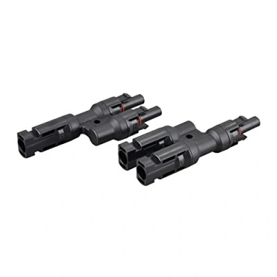 Abbildung von enjoy solar 1 Paar Solarstecker Y Verteiler 2 fach für Parallelschaltung Solarmodul