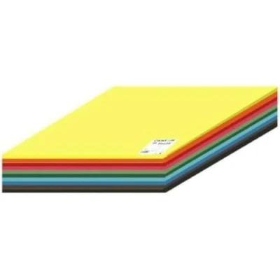 Abbildung von CANSON Iris Vivaldi, farbiges Papier, DIN A4, 185 g/m², 12 kräftige Farben, 120 Blatt