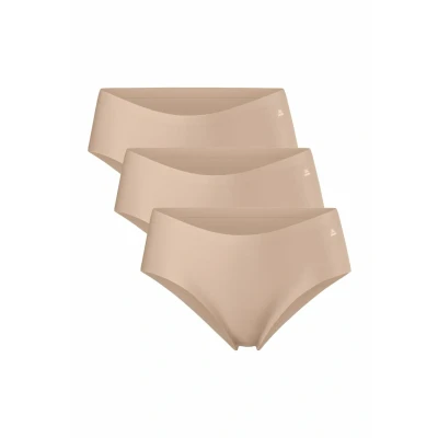 Abbildung von Danish Endurance Hipster 3 PACK Slip, Damen, Größe: Small, Beige
