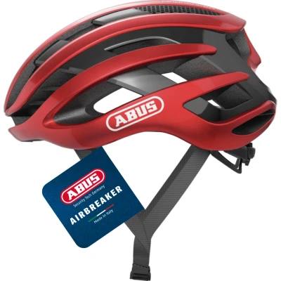 Abbildung von ABUS Rennradhelm AirBreaker High End Fahrradhelm für den professionellen Radsport Jugendliche und Erwachsene Helm Damen Herren Rot, Größe L