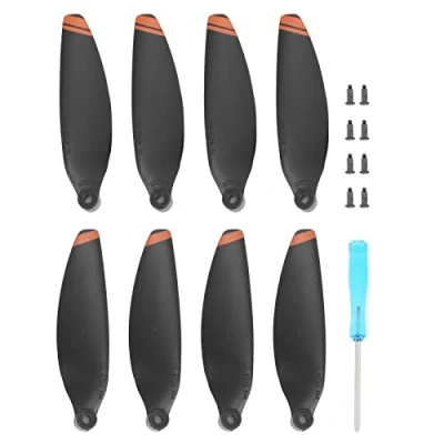 Abbildung von 2 Paar Drone Propeller, PC Propeller Set Drohnenzubehör Kompatibel mit Mini 2(Orange)