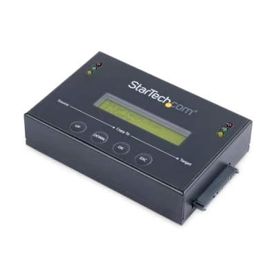 Abbildung von StarTech.com Standalone 2,5 / 3,5 Zoll SATA Festplatten Duplikator mit Multi HDD SSD Image Backup Bibliothek, Duplizierer, 6 GB/s