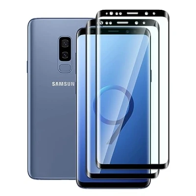 Abbildung von FWKDWHPH [2 Stück Temperglas Schutzfolie für Samsung Galaxy S9 Plus,3D Volle Bedeckung,9H Härte,kratzfest,blasenfrei,HD Displayschutz