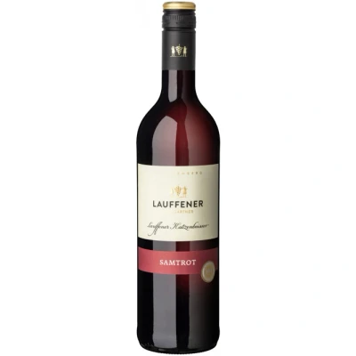 Abbildung von Lauffener Katzenbeisser Samtrot Rotwein halbtrocken