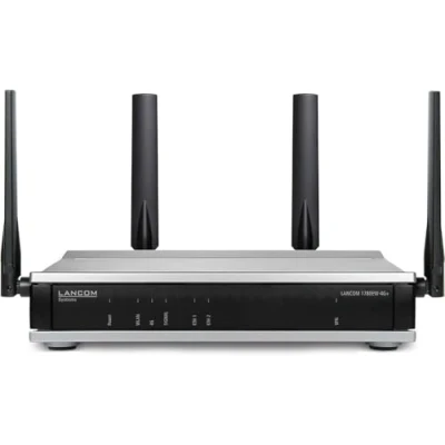 Abbildung von LANCOM 1780EW 4G+ Business VPN Router mit LTE Modem bis zu 100 MBit/s, IEEE 802.11n WLAN (450 MBit/s), IPSec (5 Kanäle/optional 25), Gigabit Ethernet Schnittstelle