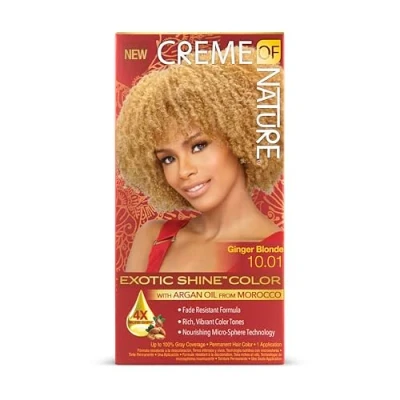 Abbildung von Creme Of Nature Hair Color Haarfarbe Exotic Shine Ginger Blonde 10.01