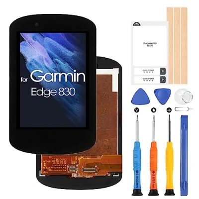 Abbildung von ARSSLY Display für Garmin Edge 830 LCD Touch Digitizer Assembly Ersatzglas mit Werkzeugen (schwarz, nicht 530)