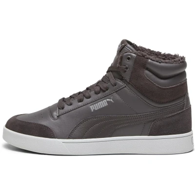 Abbildung von Puma Shuffle MID Unisex Sneaker high, Größe: 44, Flat dark gray/cast iron/cool light gray Leder und lederimitat