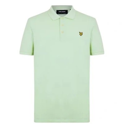 Abbildung von Lyle &amp; Scott Plain Poloshirt, Herren, Größe: Large, Light green