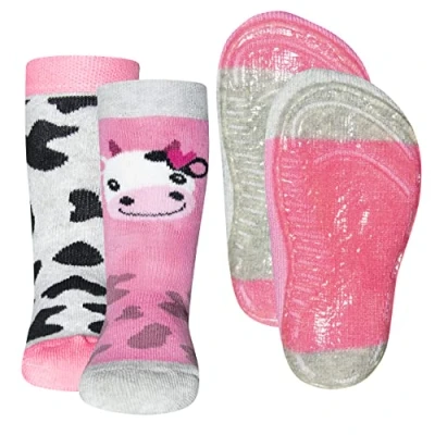 Abbildung von Ewers 2 PACK Socken Sweater grau mel chinapink für Kinder, Größe: 19 20,