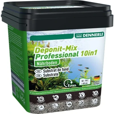 Abbildung von Dennerle Aquarien Substrat Deponit Mix Professional 10in1 2,4kg