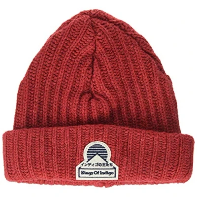 Abbildung von Kings of Indigo Unisex Beanie Strickmütze, Orange (Burnt 7801), One Size (Herstellergröße: OS)