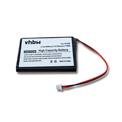 Abbildung von vhbw Li Ion Akku 750mAh (3.7V) kompatibel mit MP3 Player, Video Samsung YH 920, 925 Ersatz für PPSB0502.