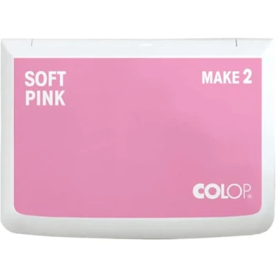 Abbildung von COLOP Stempelkissen MAKE 2 soft pink 70 x 110 mm, Kissen für traditionelle Handstempel