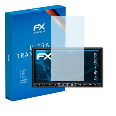 Abbildung von atFoliX Schutzfolie kompatibel mit Alpine iLX 705D Folie, ultraklare FX Displayschutzfolie (2X)