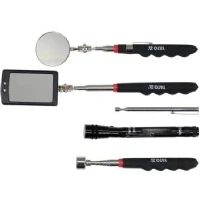 Abbildung von YATO YT 06622 Teleskopspiegel und Pick Up Werkzeug Set 5 teilig mit Taschenlampe