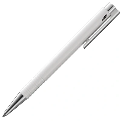 Abbildung von LAMY Kugelschreiber logo M+, Bruchfester Kunststoff, abgefederter Stahlclip und Drücker