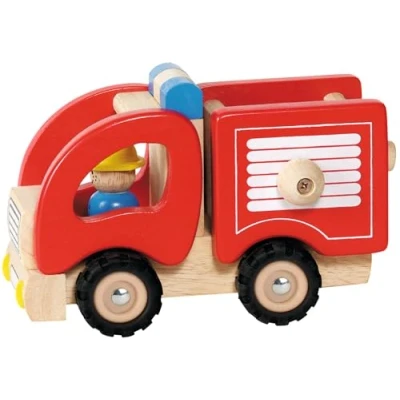 Abbildung von goki Spielzeug Feuerwehr Feuerwehr, Robust und gummibereift