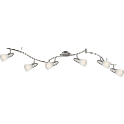 Abbildung von Lighting CALEB LED Strahler Metall verchromt, 6x E14