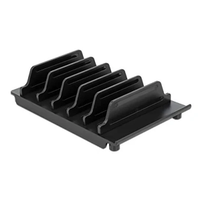 Abbildung von Delock 18366 Geräteständer für 6 Tablets oder Smartphones schwarz Notebook Adapter