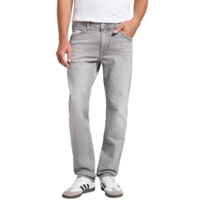 Abbildung von Lee Daren ZIP FLY Jeans Straight Leg, Herren, Größe: 36x32, Grey denim