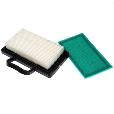 Abbildung von vhbw 2x Filter Ersatz für Briggs &amp; Stratton 273638S, 792101 Rasentraktor 1x Vorfilter, Luftfilter