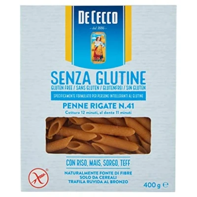 Abbildung von 10x De Cecco Penne Rigate n. 41 400g senza Glutine Glutenfrei pasta nudeln