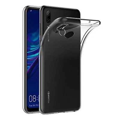 Abbildung von AICEK Hülle Compatible für Huawei P Smart 2019 Transparent Silikon Schutzhülle Case Clear Durchsichtige TPU Bumper Handyhülle (6,21 Zoll)