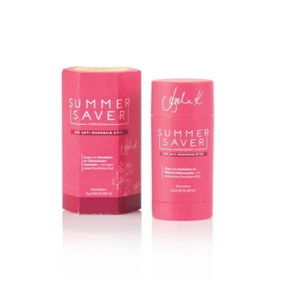 Abbildung von SUMMERSAVER Pflegestift der Anti Wundreib Stick Deine Haut schützt WOMAN, KIRSCH, SPORT, SENSITIVE, 1 tlg., Langanhaltender und effektiver Schutz, dermatologisch getestet