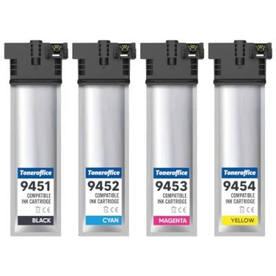 Abbildung von T9451 T9452 T9453 T9454 Druckerpatronen Multipack 4er Set für Epson Druckerpatrone 1x Schwarz ( 5000 S.) Cyan Magenta Gelb Kompatibel