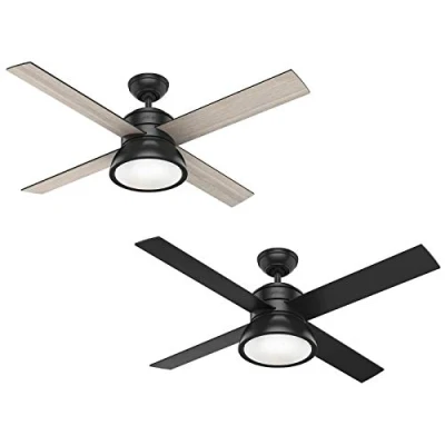 Abbildung von Hunter Loki Ventilator eiche hellgrau/schwarz