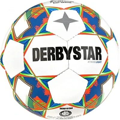 Abbildung von Derbystar Unisex Jugend Atmos Light AG v23 Fußball, weiß orange, 4