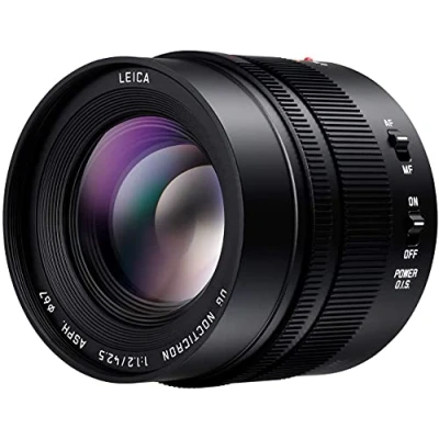 Abbildung von Panasonic H NS043E LEICA DG NOCTICRON 42,5 mm/F1.2 ASPH. Objektiv, dualer Bildstabilisator Dual I.S., schwarz