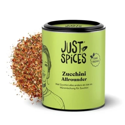 Abbildung von Just Spices Zucchini Allrounder I Gewürzmix für alle Gerichte mit Gewürzdose, 60 g