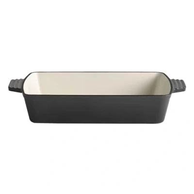 Abbildung von APS 88311 Auflaufform &quot;5 STARS&quot;, Ofenform, Gusseisen, induktionsgeeignet, ofenfest, 33 x 24 cm, Höhe 6,5 3,5 Liter, anthrazit