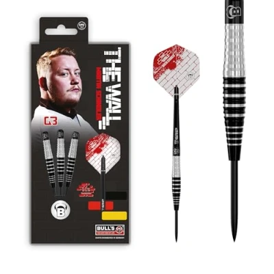 Abbildung von BULL&#039;S Unisex Erwachsene Martin Schindler Dart, Schwarz, 23g