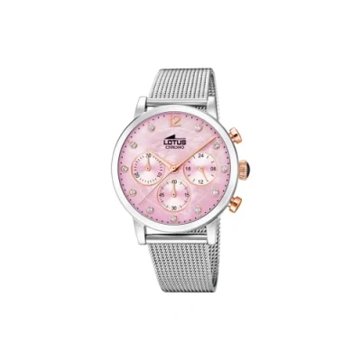 Abbildung von Lotus Damen Chronograph Quarz Uhr mit Edelstahl Armband 18676/2