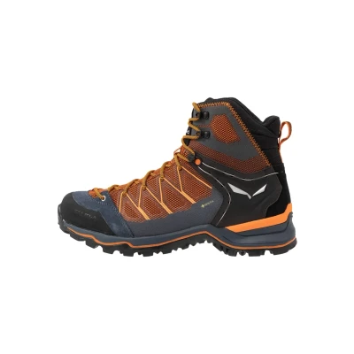 Abbildung von Salewa MTN Trainer LITE MID GTX Hikingschuh, Herren, Größe: 45, Black out/carrot Schuhe
