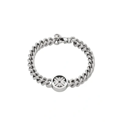 Abbildung von Emporio Armani Edelstahlarmband KREIS, RUND, LOGO, EGS3041040