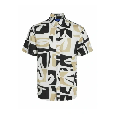 Abbildung von Jack &amp; Jones Jorjoshua Aruba Shirt Hemd, Herren, Größe: XS, Fields of rye