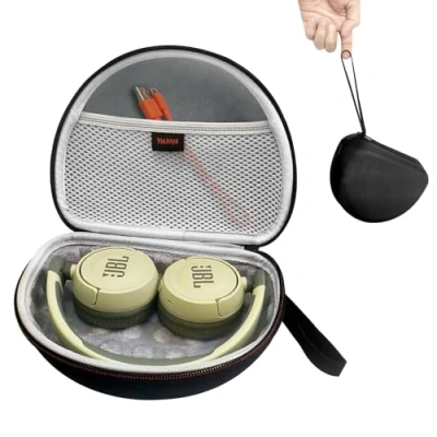 Abbildung von Kopfhörer Etui für JBL Jr310 BT, Eva Hartschalenetui Jr310BT On Ear Wireless Faltbare Bluetooth (schwarz)