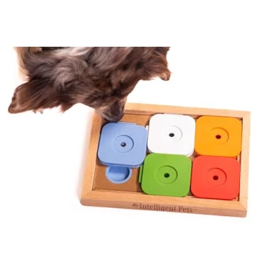 Abbildung von My Intelligent Dogs Interaktives Hundespielzeug Intelligenz Sudoku Medium Advanced Color Intelligenzspielzeug für Hunde Spielzeug Hund Denkspiele
