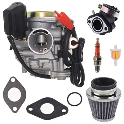 Abbildung von Ewillownm Kompatibel mit 139qmb 20 mm Vergaser pd18j für 49 cc 50 Gy6 Scooter