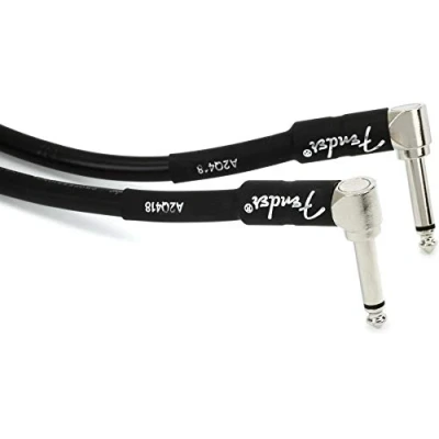 Abbildung von Fender Kabel Professional Series, 0,9m, schwarz, 2 x angled