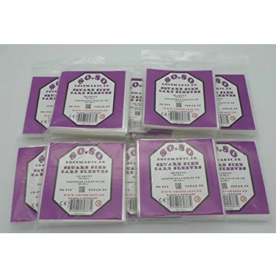 Abbildung von docsmagic.de 1.000 Medium Square Board Game Sleeves 80 x 82 10 Packs