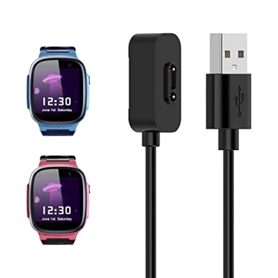 Abbildung von zoerbufan Magnetisches USB Ladekabel für Xplora X5 / X4, Tragbares Ersatz Ladegerät Charging Kompatibel mit Play (Schwarz)