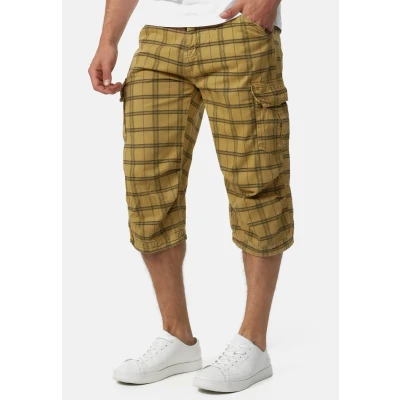 Abbildung von Indicode Jeans MIT GÜRTEL Nicolas Shorts, Herren, Größe: Small, Amber